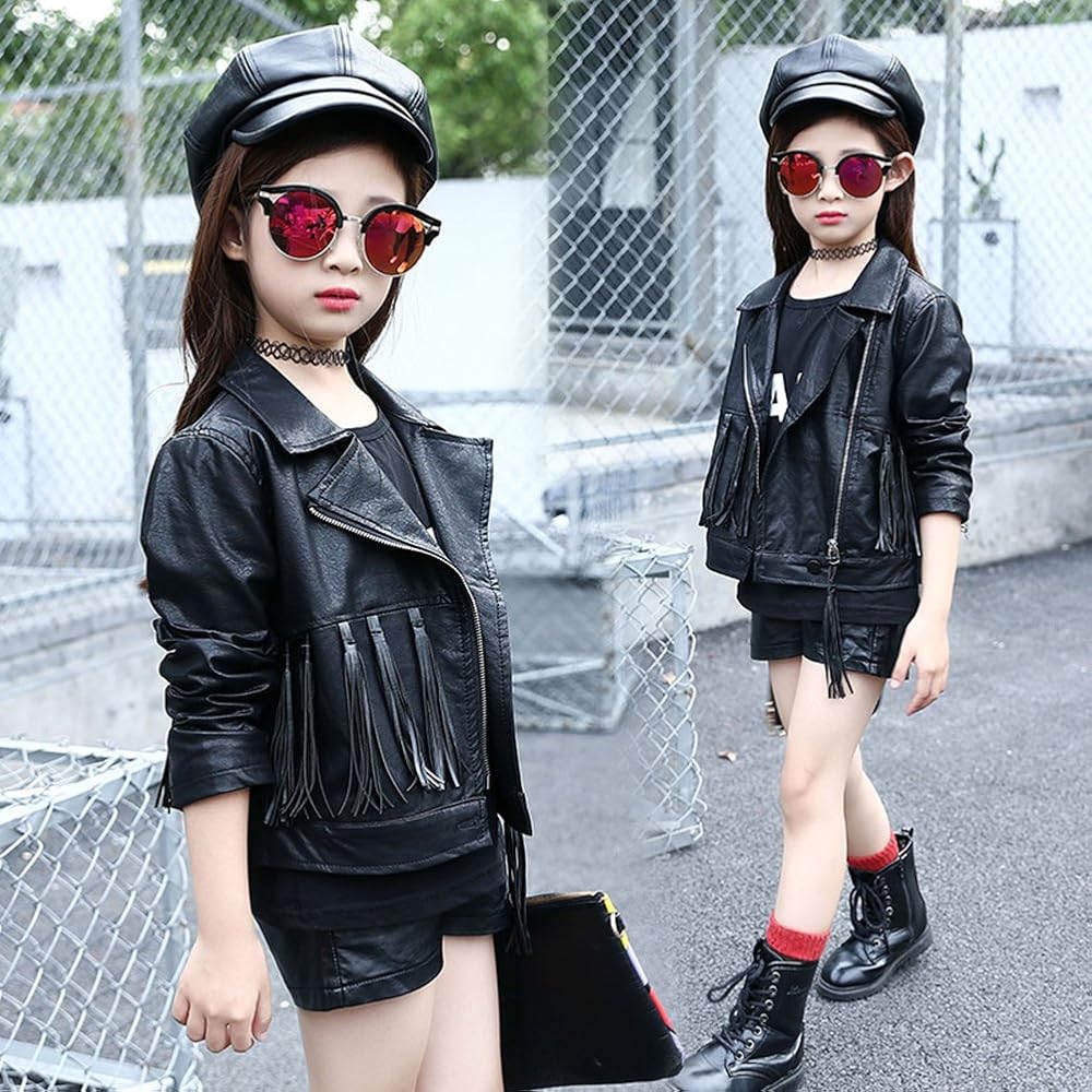 L.G.B. キッズ ライダースジャケット【新品未使用】 Amazon | [Ywnz-eight] レザージャケット キッズ 女の子 キッズ